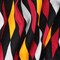Red-Black-Multi Diamond Printed Stretch Cotton Spandex Twill Sateen Fabric By the Yard